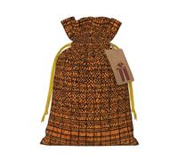 Native American Print Drawstring Pouch For Gifts,Reusable Adorable Gift Bags,Perfect For Jewelry And More