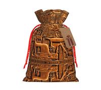 Native American Print Drawstring Pouch For Gifts,Reusable Adorable Gift Bags,Perfect For Jewelry And More