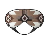 Native American Print Functionality Cozy Eye Mask Adjustable Strap Nap Night Travel Camping Yoga Relax