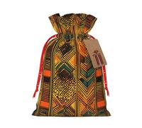 Native American Print Gift Bag, Bring a Drawstring, Reusable Gift Bag for Holiday Party and Wedding
