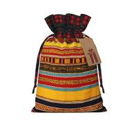 Native American Print Gift Bag Reusable for Christmas Party Wedding Favors