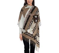 Native American Print Imitation cashmere long velvet tassel scarf,Winter keep Warm Shawl Wrap.