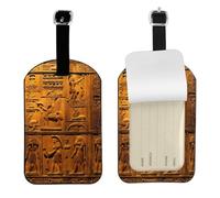 Native American Print Luggage Travel Bag Tags Luggage Tag Holder Name Labels Set for Men Women