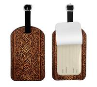 Native American Print Luggage Travel Bag Tags Luggage Tag Holder Name Labels Set for Men Women
