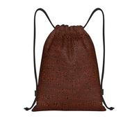 Native American Print String Backpack Gym Bag Unisex Portable Sport Sack For Holiday Travel Picnic 36X42Cm