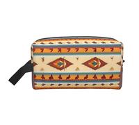 Native American Printed Travel Storage Pouch, Double Sided Large Bag for Clothes and Personal Accessories