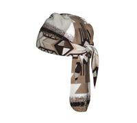 Native American Printed Versatile Cycling Cap, Mesh Bandana Headwrap Hat, for Water Sports Boating Exercise