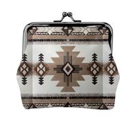 Native American Printing Lightweight Coin Purse, Minimalist Wallet for Coffee Runs and Local Outings