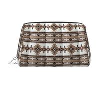 Native American PVC Leather Makeup Bag Cosmetic Pouch Travel Organizer Toiletry Clutch