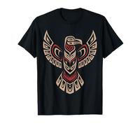 Native American Raven Bird Tribal Art Design Inspiration T-Shirt