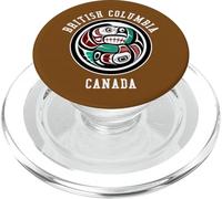 Native American Red Black Haida Otter Chasing Salmon PopSockets PopGrip for MagSafe