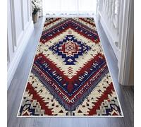 Native American Runner Rugs for Hallway 60x300, Aztec Geometric Carpet Runner Non Slip Washable, Southwestern Floor Mat for Hallway Entryway Kitchen Laundry Room brm371NH