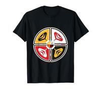 Native American Sacred Medicine Wheel Indigenous Symbol T-Shirt