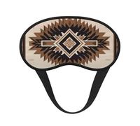 Native American Sleep Mask for Side Sleeper, Blackout Eye Mask for Women Men, Zero Pressure Sleeping Masks Soft Breathable Eye Cover Comfortable Blindfold Eyeshade for Night Sleep