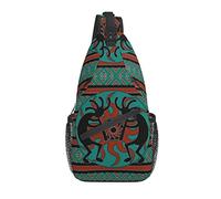 Native American Sling Bag Casual Crossbody Shoulder Backpack Chest Daypack Native Bag Travel Hiking