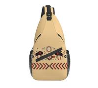 Native American Sling Bag Casual Crossbody Shoulder Backpack Chest Daypack Native Bag Travel Hiking