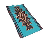 Native American Southwestern Navajo Art Hand Towels Soft Bath Towel Decoration Yoga Towels Multipurpose for Bathroom, Hotel, Spa, Gym 27.5 X 15.7 Inches