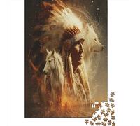 Native American Spiritual Landscape1000 Piece Impossible for Adults Games Gifts Kids Challenge Jigsaw