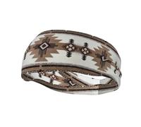 Native American Sports Moisture wicking Wristband Anti Slip Elastic Sweat Wristband for Running Yoga Workout Unisex