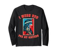 Native American Stop MMIW Wear Red Stolen Sisters Indigenous Long Sleeve T-Shirt