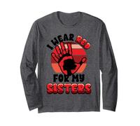 Native American Stop MMIW Wear Red Stolen Sisters Indigenous Long Sleeve T-Shirt