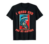 Native American Stop MMIW Wear Red Stolen Sisters Indigenous T-Shirt