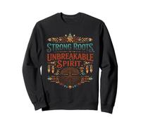 Native American Strong Roots Unbreakable Spirit Cool Indian Sweatshirt