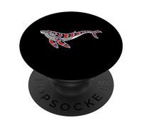 Native American Style Art Humpback Whale Pacific Northwest PopSockets Adhesive PopGrip