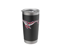 Native American Style Art Humpback Whale Pacific Northwest Stainless Steel Insulated Tumbler