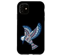 Native American Style Art Kingfisher Pacific Northwest Case for iPhone 11