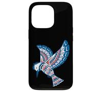 Native American Style Art Kingfisher Pacific Northwest Case for iPhone 13 Pro