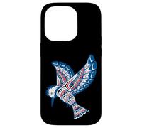 Native American Style Art Kingfisher Pacific Northwest Case for iPhone 14 Pro