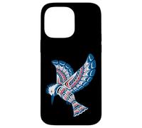 Native American Style Art Kingfisher Pacific Northwest Case for iPhone 14 Pro Max