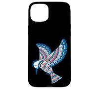 Native American Style Art Kingfisher Pacific Northwest Case for iPhone 15 Plus
