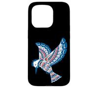 Native American Style Art Kingfisher Pacific Northwest Case for iPhone 15 Pro
