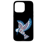 Native American Style Art Kingfisher Pacific Northwest Case for iPhone 15 Pro Max