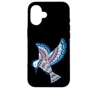 Native American Style Art Kingfisher Pacific Northwest Case for iPhone 16
