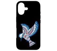 Native American Style Art Kingfisher Pacific Northwest Case for iPhone 17