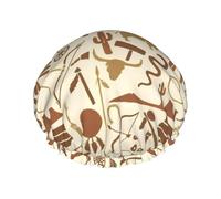Native American Style Element Reusable Shower Cap For Women Bonnet Washable Elastic Hat