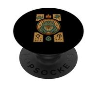 NATIVE AMERICAN STYLE FROG ART el sapo Mexican desert native PopSockets Adhesive PopGrip