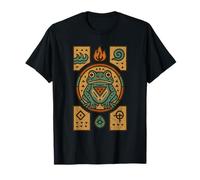 NATIVE AMERICAN STYLE FROG ART el sapo Mexican desert native T-Shirt