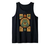 NATIVE AMERICAN STYLE FROG ART el sapo Mexican desert native Tank Top
