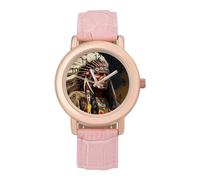 Native American The Old Chief Watches for Women PU Leather Strap Watch Analogue Quartz Wrist Watch