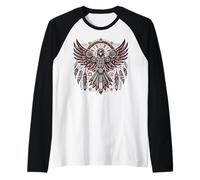 Native American Thunderbird Indigenous Peoples Day Raglan Baseball Tee