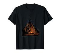 Native American Tipi Camp Indian Tribe Indigenous Men T-Shirt