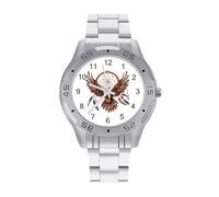 Native American Tribal Dream Catcher Eagle Watch Simple Wrist Watch Stainless Steel Band Analog Quartz Watches for Women Men