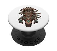 Native American Tribal Horse Western Country Style PopSockets Adhesive PopGrip