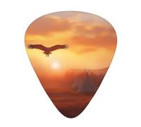 Native American Tribes Guitar Picks Gift Set - Smooth Durable Plectrums For Acoustic, Electric & Bass Guitar, Perfect Present For Guitar Lovers & Musicians