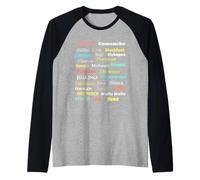 Native American Tribes Indian Raglan Baseball Tee