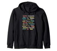 Native American Tribes Indian Zip Hoodie